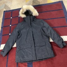 L.L.Bean Baxter State Parka Full Zip Down Hooded Outdoor Jacket navy hea... - $225.00