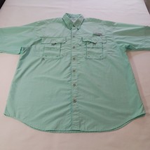 Columbia PFG FM7048 Bahama II Men Fishing Shirt Green Vented Omni Shade Chest 48 image 9