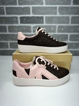 Michael Kors Womens Poppy MK SIG Sneaker Shoes - Brown/Powder Blush - £79.62 GBP