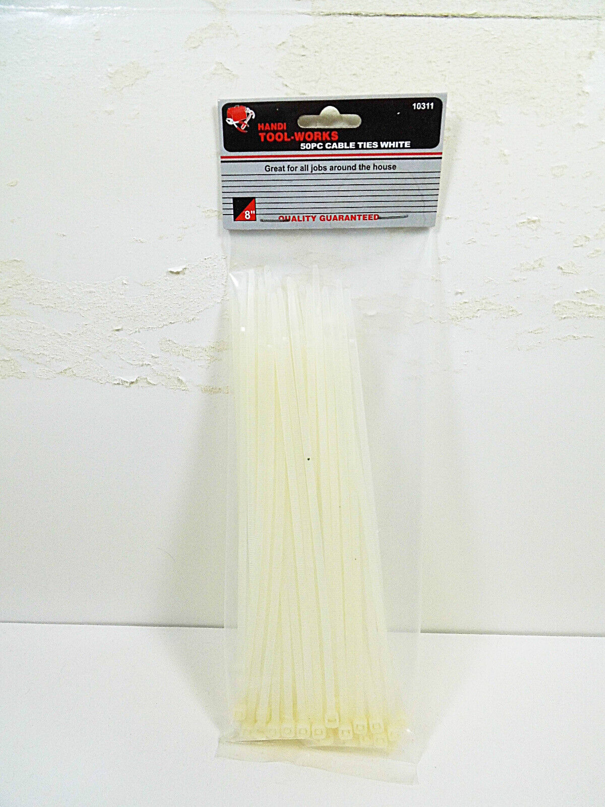 Cable Wire Zip Ties White Plastic UV Resistant Tie Wraps Multi-Purpose 5... - $6.79