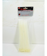 Cable Wire Zip Ties White Plastic UV Resistant Tie Wraps Multi-Purpose 5... - $129.05 MXN
