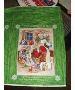 Perry Wahe Maywood Studios Dear Santa Wall Hanging Calendar Fabric Panel... - £7.77 GBP