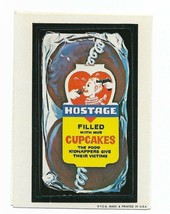 1973 Topps Wacky Packages 1st ser. Hostage Cupcakes white back Hostess p... - $19.99