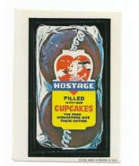 1973 Topps Wacky Packages 1st ser. Hostage Cupcakes white back Hostess p... - $19.99