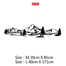 Hot Sale sticker Tree Decal Mountain Scene Car Sticker Forest Vinyl Graphic Kit  - £35.28 GBP