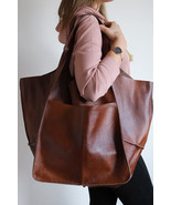 Vintage PU Leather Patchwork Large Capacity Tote Bag - Shoulder bags - £32.05 GBP