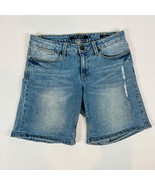 Max Jeans Short Bermuda Womens Shorts Size 4 Blue Distressed - €16,65 EUR