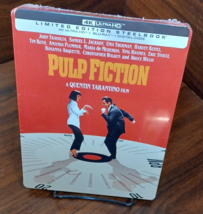 Pulp Fiction Steelbook (4K+Blu-ray+Digital) NEW-Free Box Shipping with Tracking - £63.22 GBP