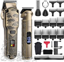 Hatteker Professional Hair Clippers For Men: Nose Body Hair Trimmer Barber - $68.92