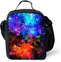 Galaxy Lunch Bag Insulated Lunch Box Cooler Bag Starry sky - $33.67
