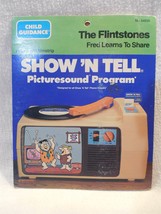 Flintstones 1984 Child Guidance Show &#39;N Tell Record Film - Fred Learns T... - $7.95