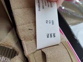 Maidenform Sweet Nothings Women's 34A Strapless Push-up Multi-way Bra, Beige image 6