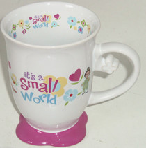Disney It&#39;s a Small World Coffee Mug Cup Theme Parks Floral Children New - $49.95