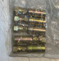 Bag of 5 Weatherhead SAE 37 DEG Hydraulic Female Swivel Fittings 10227 - $24.99