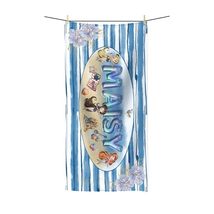 Beach Towel, Beach Party, Polycotton Towel (30"x60") - £32.45 GBP - £39.44 GBP