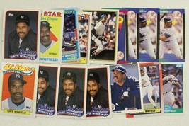 16PC Mixed Lot Baseball Cards all DAVE WINFIELD New York Yankees Outfield - $178.35 MXN