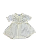 Feltman Brothers Baby Boy Pale Yellow One Piece Bubble Suit Romper Belte... - $30.61 CAD