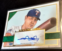 Shin-Soo Choo Autograph green Card 99 2020 topps gallery mlb baseball shinsoo - £18.12 GBP