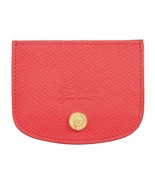 Longchamp Epure Leather Flap Card Case Holder ~NIP~ Strawberry - €66,86 EUR
