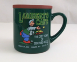 Vintage Lambert&#39;s Cafe The Only Home Of Throwed Rolls 3.5&quot; Coffee Cup - $9.69