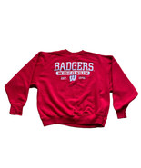 Varsity Classics Sweatshirt XL Crew Neck Wisconsin Badgers Red - £18.37 GBP