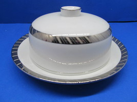 Rosenthal Gloriette Platin Covered Round Butter Dish Excellent Condition Unused - £70.74 GBP