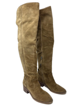 Dolce Vita  Women&#39;s Kitt Over-the-Knee Khaki Suede Boots 7.5 - $43.69