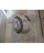 MLB Kansas City Royals Baseball Sportswear Fan Apparel Tan T Shirt Size 2XL - £13.15 GBP