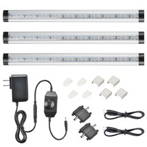 3 Pcs 90 Leds Under Cabinet Lighting Kit Plug In 3000K Kitchen Counter Light - £41.99 GBP