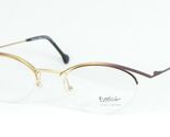 Explosiv 001 01 Gold/ Silber/ Lila Brille 48-19-135mm Deutschland - $96.02