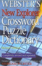 Webster&#39;s New Explorer Crossword Puzzle Dictionary (2005, Hardcover) - $5.99