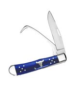 Cattlemans Cutlery Farrier Knife - Stainless Steel Pocket Knife with Hoo... - $34.67 CAD