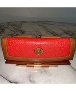 Vintage Dooney &amp; Bourke Red Raspberry Tart Checkbook Wallet W/ Pen Coin ... - €76,92 EUR