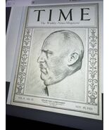 Magazine, Time  Erich Von Ludendorff  Hitler. Coup November 19 1923 Comp... - $494.99