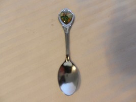 Iowa Collectible Silverplated Demitasse Spoon with Cornstalk - £11.79 GBP