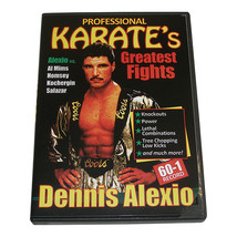 Bob Wall Professional Karate Greatest Fights Dennis Alexio DVD Hawaiian 60-1 - £17.20 GBP