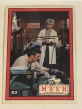 Mash 4077 Trading Card #63 Alan Alda Loretta Swit - £1.84 GBP