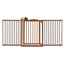 Richell One Touch Gate II Wide in Brown - $470.95 CAD