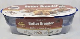 Cook&#39;s Choice Better Breader Shaker Fish Fry Camping Plastic Bowl New Se... - $28.70