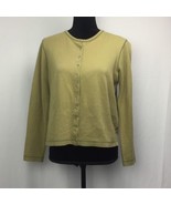 Lauren Ralph Lauren Women&#39;s Cardigan Sweater Button Down Olive Green Siz... - $227.13 MXN