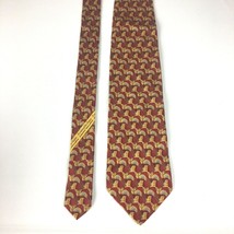 Ermenegildo Zegna disegno esclusivo tie silk 58 3/4&quot; x 3 5/8&quot; designer neck ties - £14.62 GBP