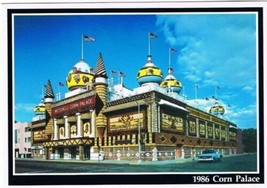 Mitchell South Dakota Postcard Corn Palace 1986 - £2.32 GBP