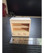 Town Square Dollhouse Upper Kitchen Cabinet Bookcase 1:12 Hanging Cupboard - $26.61 CAD
