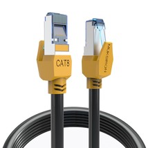 Cat 8 Ethernet Cable 25 ft 3ft 10ft 20ft 30ft 50ft 75ft 100ft 150ft Heav... - £25.76 GBP