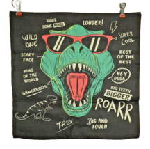 Tyrannosaurus T-Rex Motivational Novelty Throw Pillow Cover 17 x 17 inches (New) - £10.95 GBP