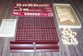 Vintage 1983 Parker Brothers OPTION Double Sided Word Game Board Game - $19.80