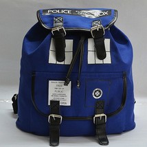 Doctor Dr Who Cosplay Daypack Police Box Shoulder Backpack Unisex Double Straps  - £38.46 GBP