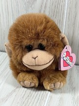 Puffkins Collection Amber small plush monkey ape chimp vintage Swibco NWT - £4.74 GBP