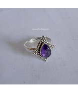 Amethyst Gemstone Ring.. Handmade Jewelry.. 925 Sterling Silver Ring.. N... - $50.00