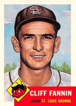 1991 Topps Archives #203 Cliff Fannin 1953 St. Louis Browns - £0.70 GBP